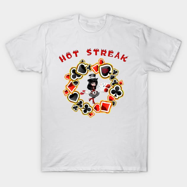 Hot Streak Vegas Graphic T-Shirt by LittleLuxuriesDesigns